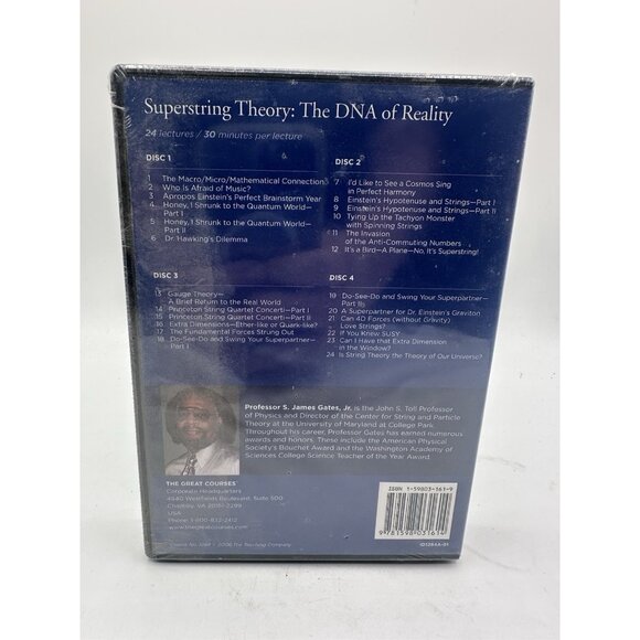 The Great Courses Superstring Theory DNA of Reality DVD & Guidebook New/Sealed - Picture 2 of 2